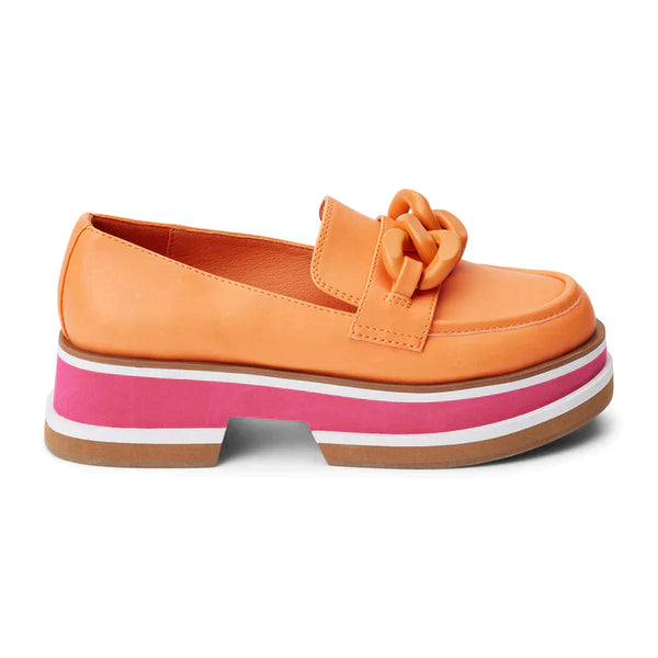 Matisse Madison Platform Loafer Orange Sorbet Purple Door Boutique