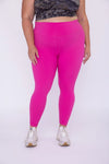 PLus size Mono B berry pink leggings