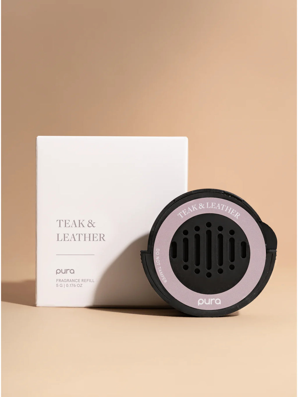 Pura Teak & Leather car diffuser scent refill
