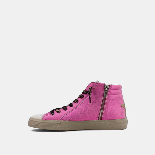 shu shop rio bright pink star sneakers