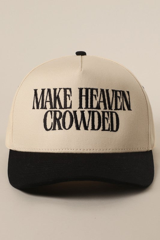 Make Heaven Crowded Black Trucker Hat | Purple Door | GA  display picture 1