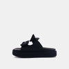 shu shop kiki black bow flatform sandals