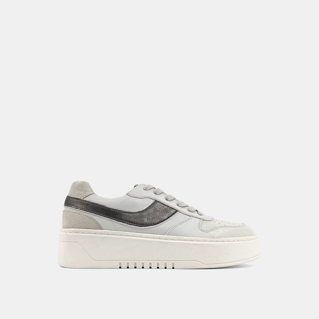 Shu Shop Satine Pewter Platform Sneakers – Purple Door Boutique