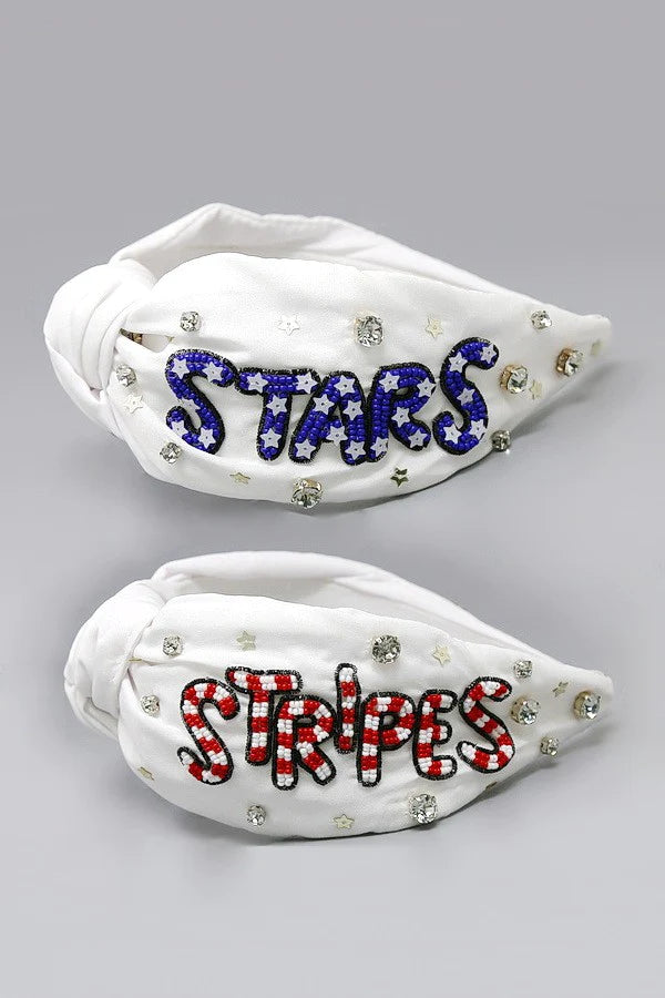 stars stripe headband