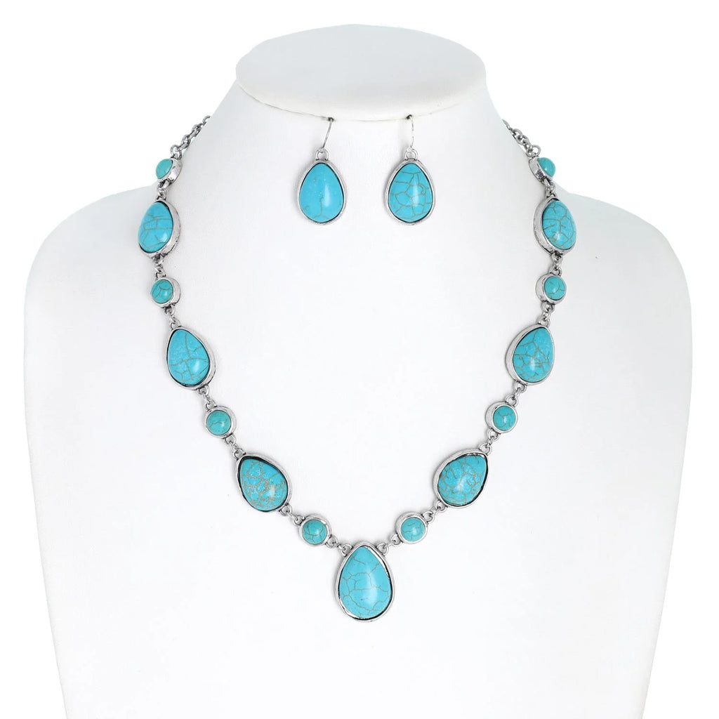 western turquoise necklace