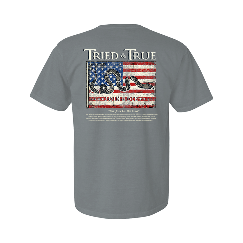 Tried and True Join Or Die Flag Short Sleeve