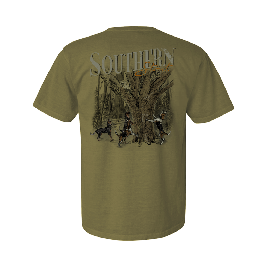 southern strut coon hunting t shirt
