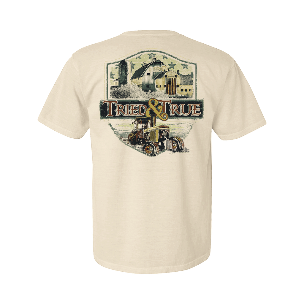 tried and true american farms t shirt