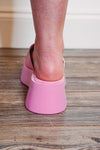 Pop Of Pink Patent Sandals