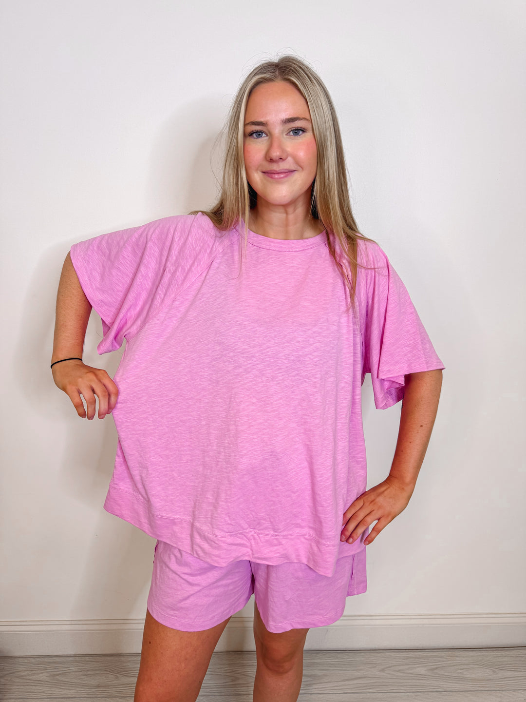 women's comfy mauve 2 piece lounge set