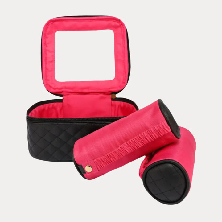 BuDhaGirl black travel case large showing removable inserts