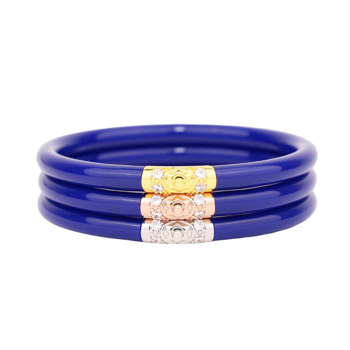 BuDha Girl lapis blue three kings bracelets