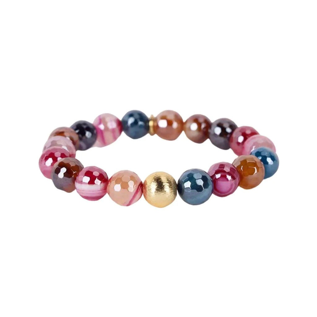 budha girl beaded melange bracelet