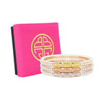 BudhaGirl three queens bangle bracelets