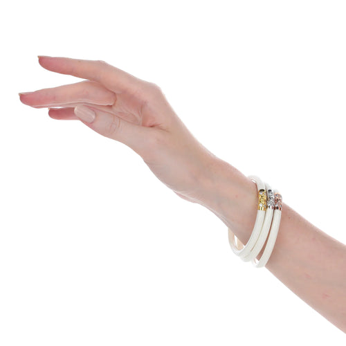 Budhagirl Ivory Three Kings Bangle bracelets
