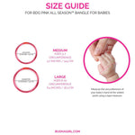 BudhaGirl BDG Pink All Season Bangle™ (ASB™) For Babies