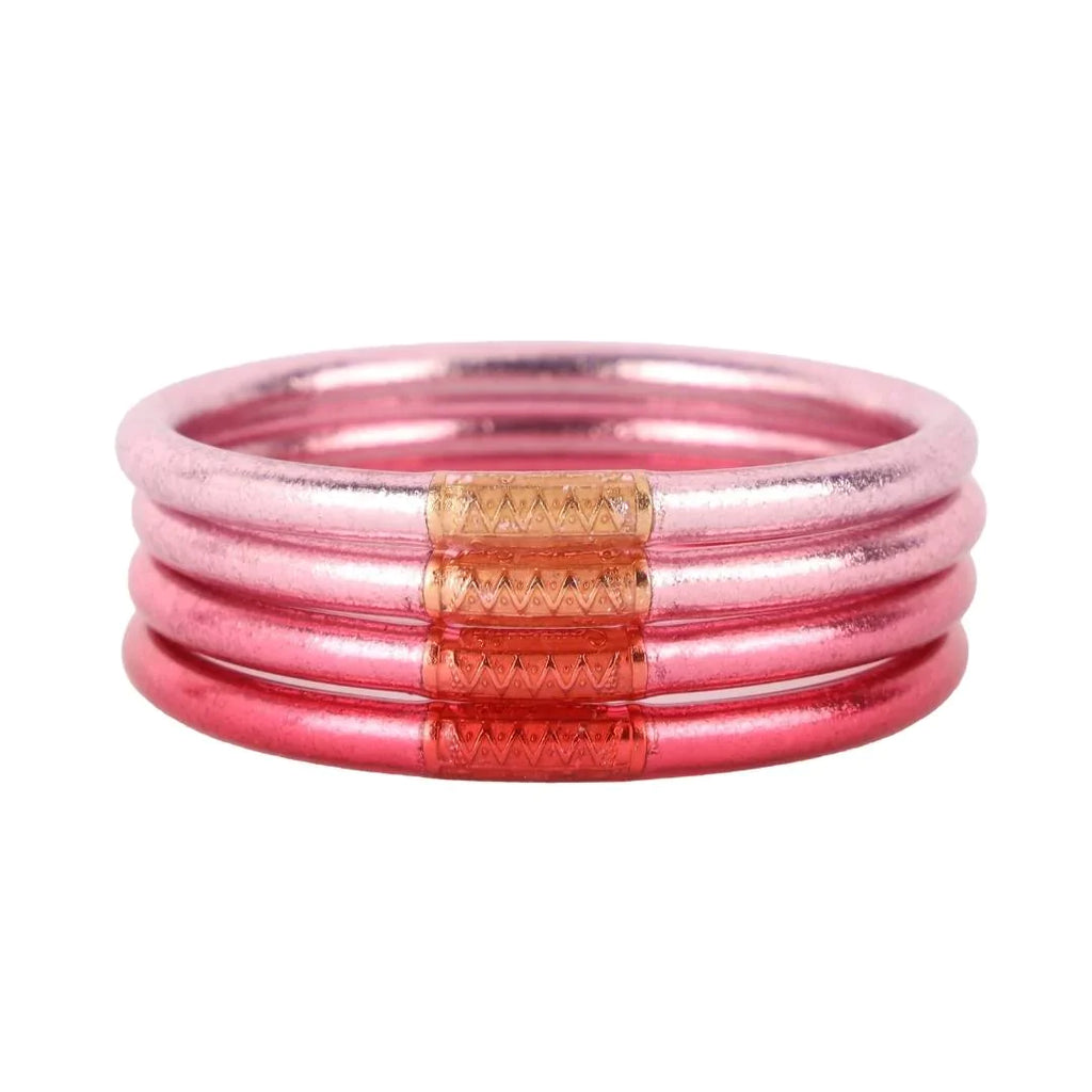 Budhagirl Carousel Pink bangle bracelets