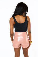 buddy love leather skort mauve