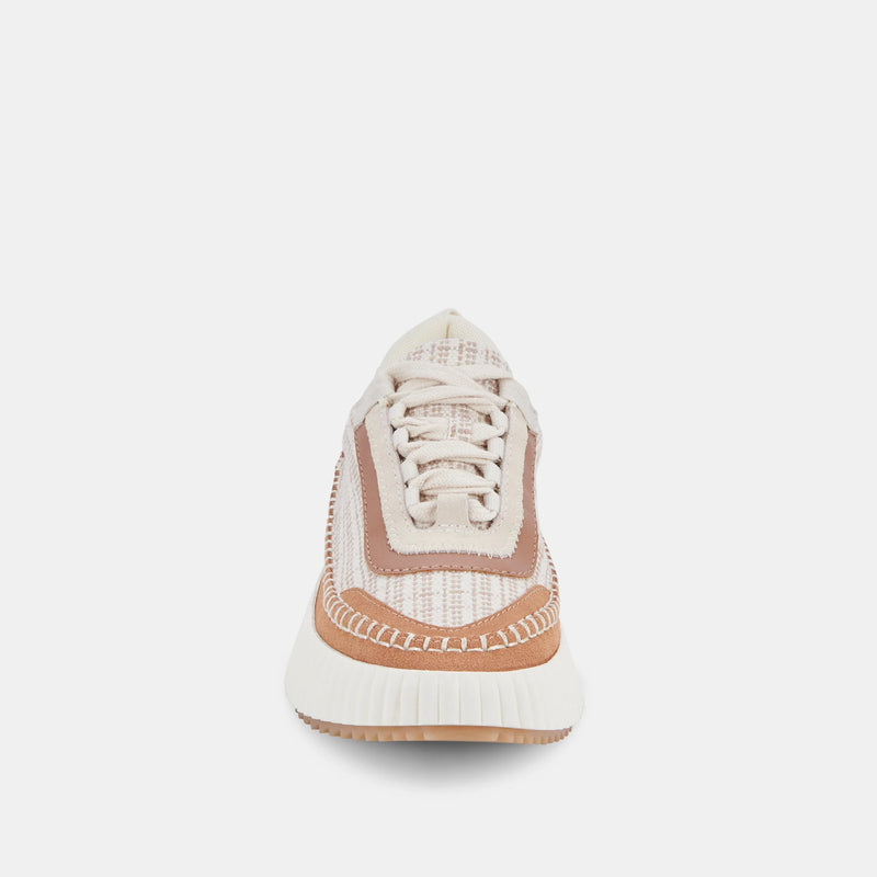 dolce vita dolen multi brown knit sneakers