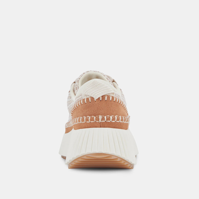 dolce vita dolen multi brown knit sneakers