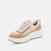 dolce vita dolen multi brown knit sneakers