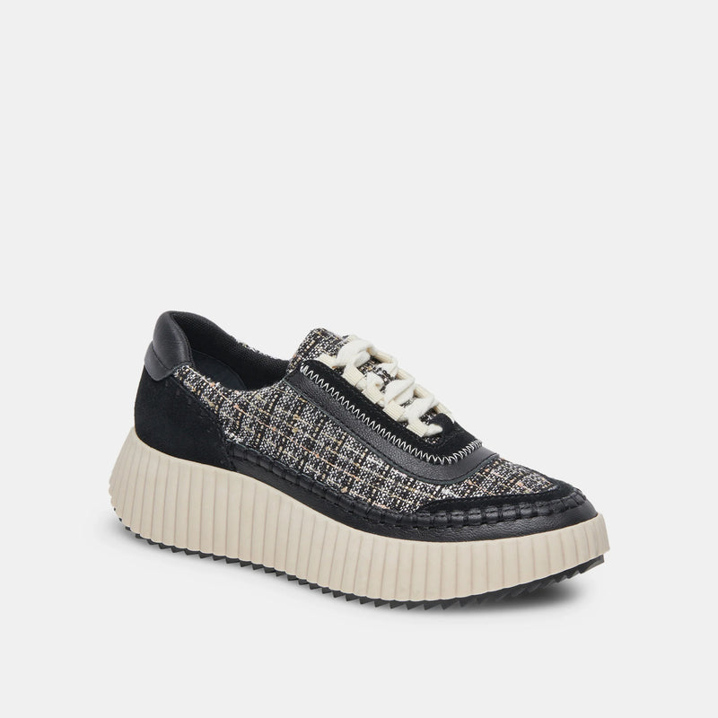 Dolce Vita Dolen black multi woven sneakers