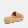 Dolce Vita Chavi slide espadrille sandals in honey tan leather