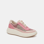 Dolce Vita Dolen Pink multi wovens sneakers