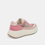 Dolce Vita Dolen Pink multi wovens sneakers