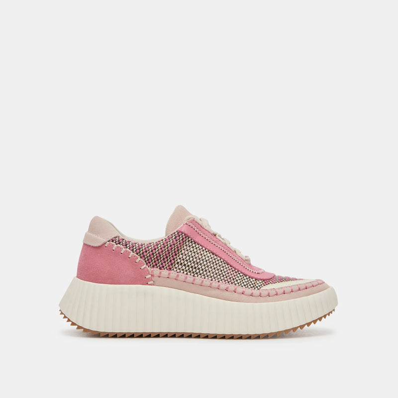 Dolce Vita Dolen Pink multi wovens sneakers