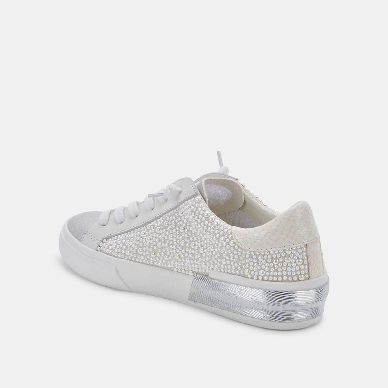 Dolce Vita Zina Vanilla pearl sneakers