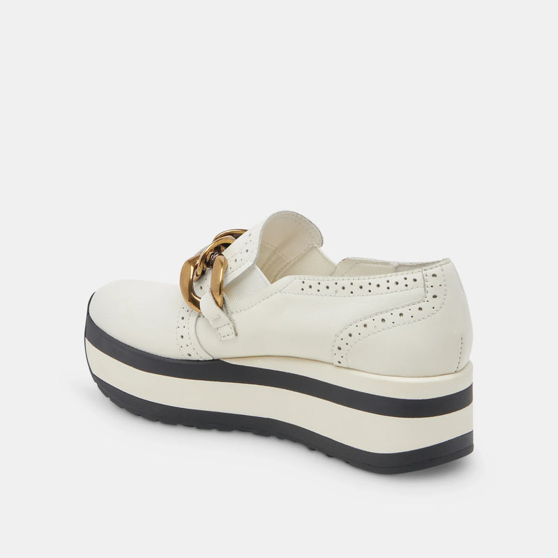 Dolce Vita Jhenee White Leather Sneaker