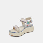 Dolce Vita Debra Ivory Multi platform sandals