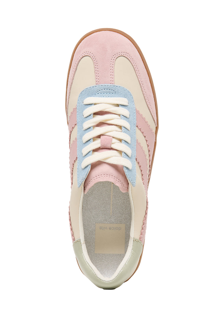 Photo of Women's Dolce Vita Merit sneakers in ivory with pink and light blue accents