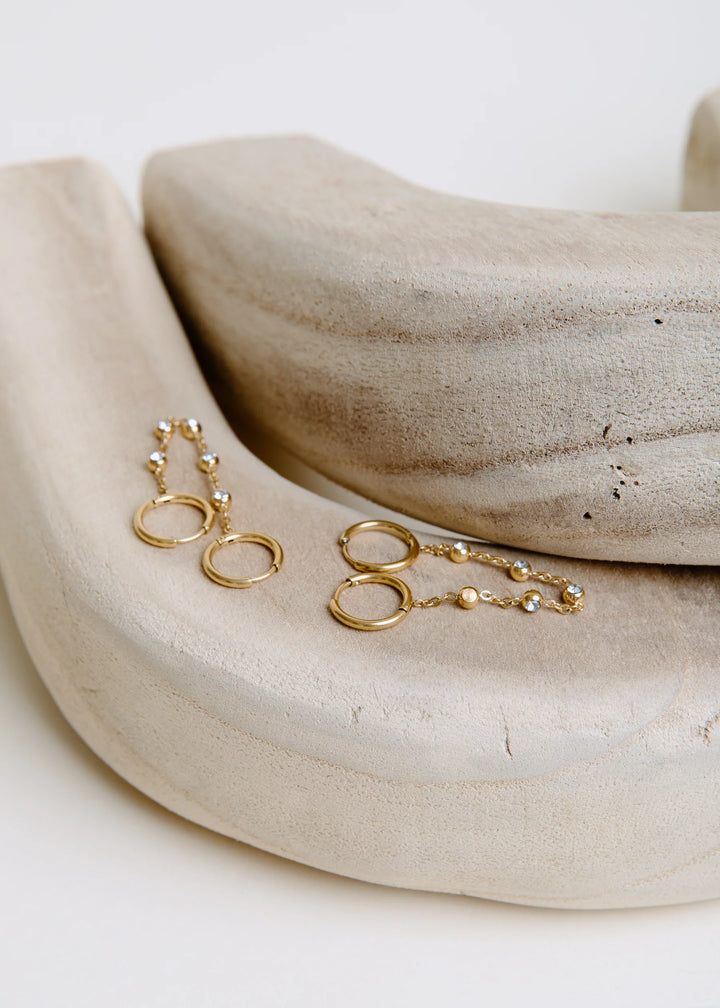 vincent double dottie earrings