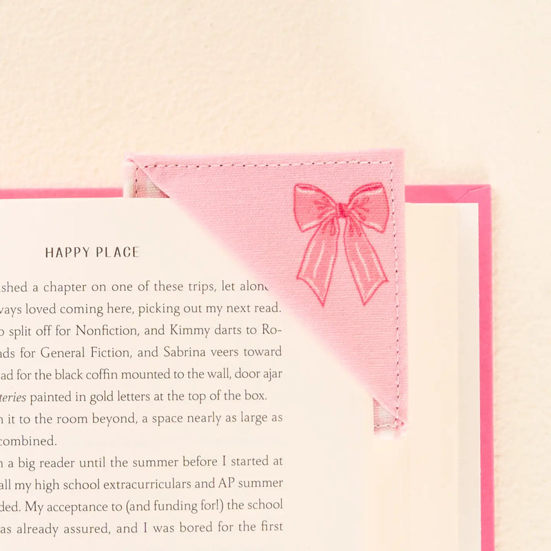 fabric corner keeper bookmark