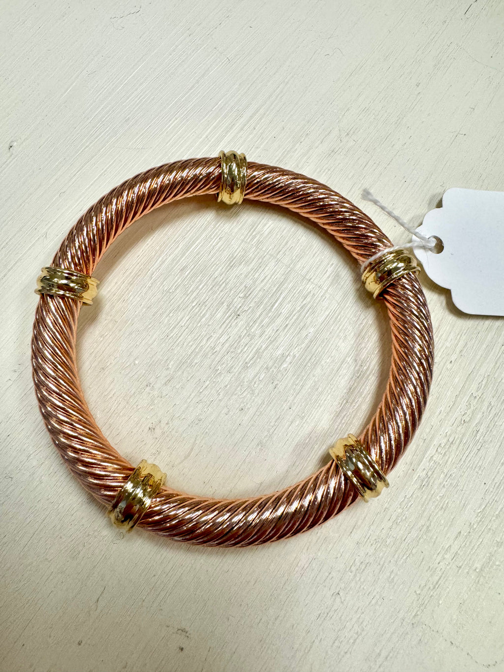 Pink stretch bracelet