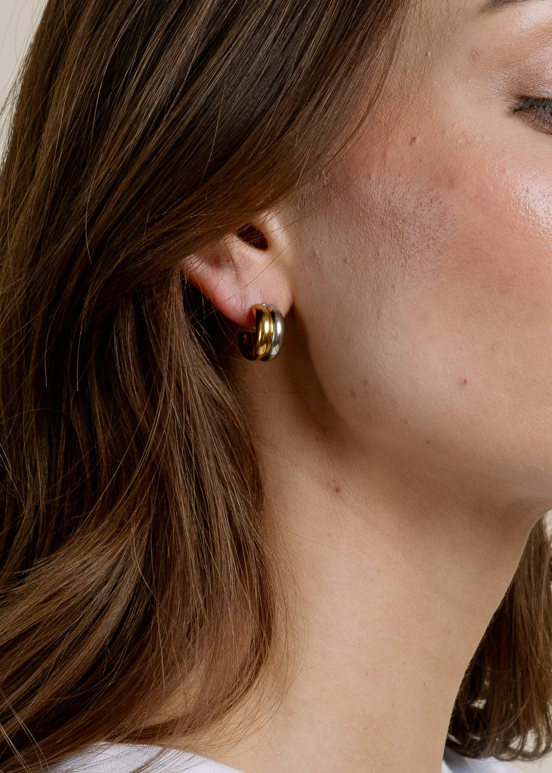 vincent intermix holly hoop earrings