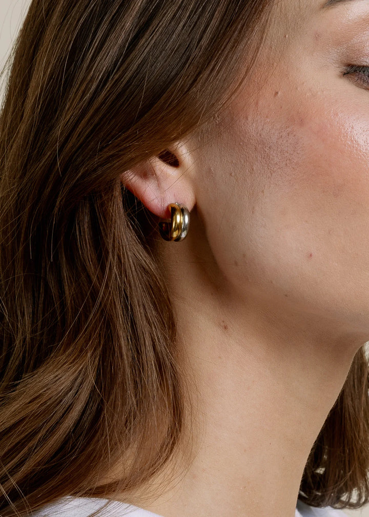 vincent intermix holly hoop earrings