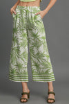 Palm Tree Paradise Cream Pants