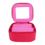 budha girl large travel case pink