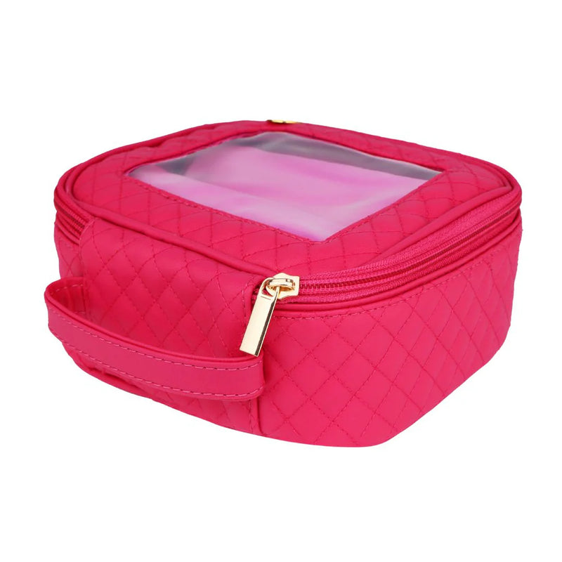 budha girl large travel case pink