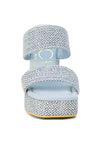 Matisse Gem Slate blue Raffia heel sandals