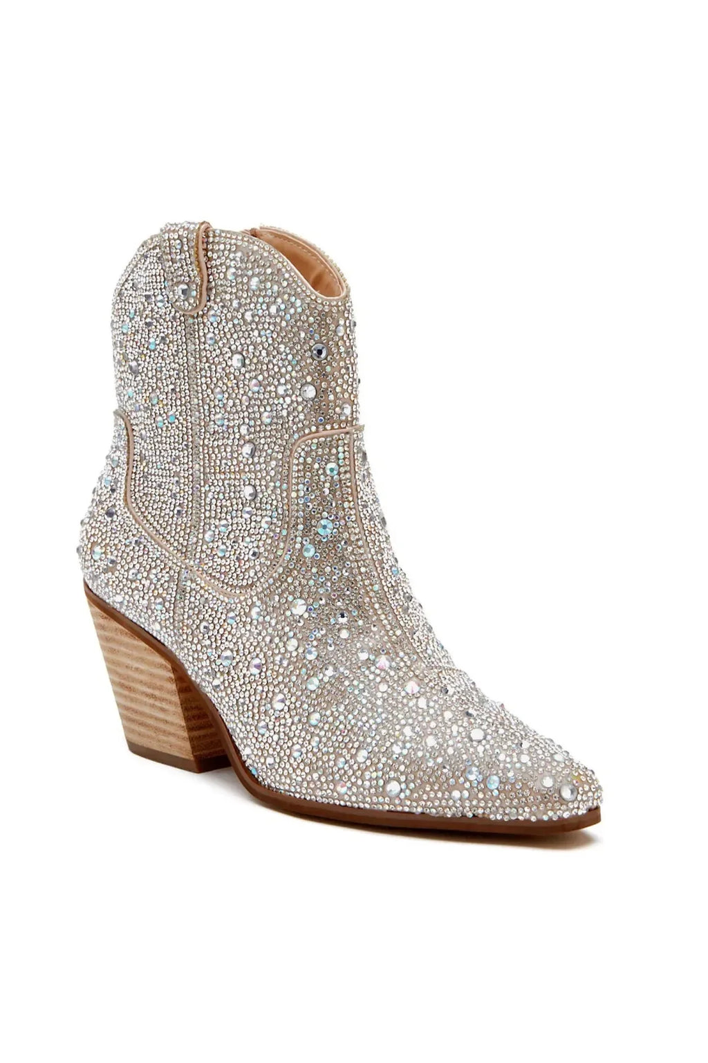 matisse harlow rhinestone western ankle boots