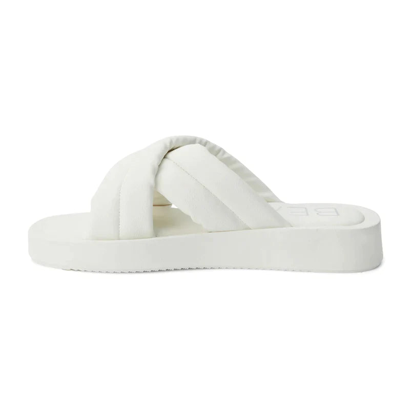 matisse beach piper white slide sandals