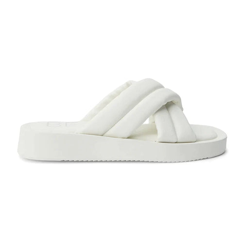 matisse beach piper white slide sandals