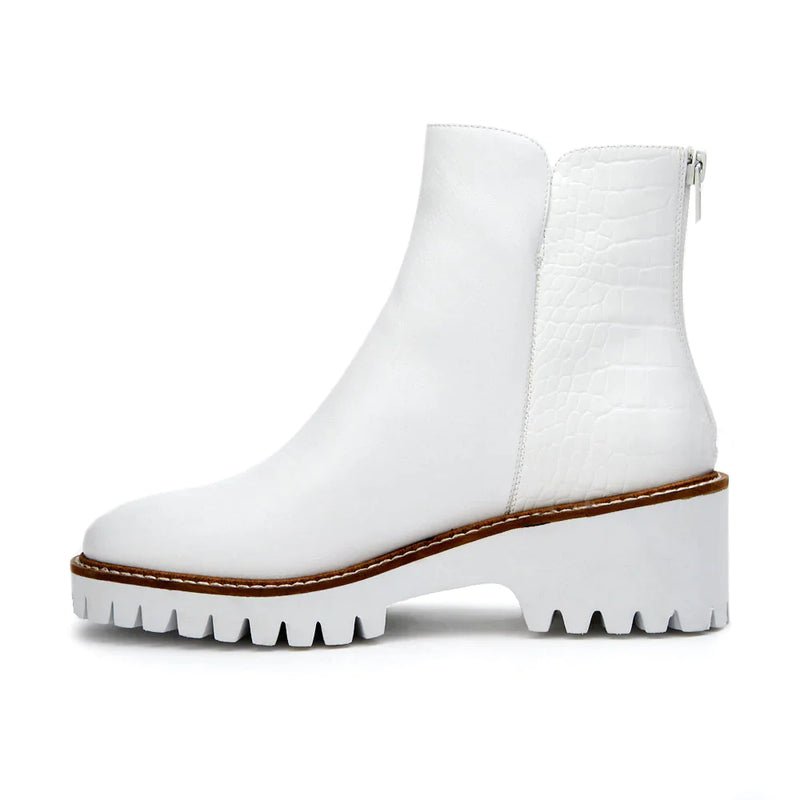 matisse flo white ankle boots