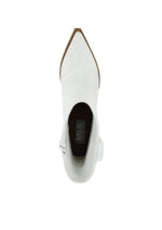 Mia Dawson white pearl western bridal boots