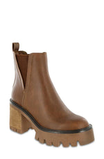 Mia Rusty Luggage brown leather boot