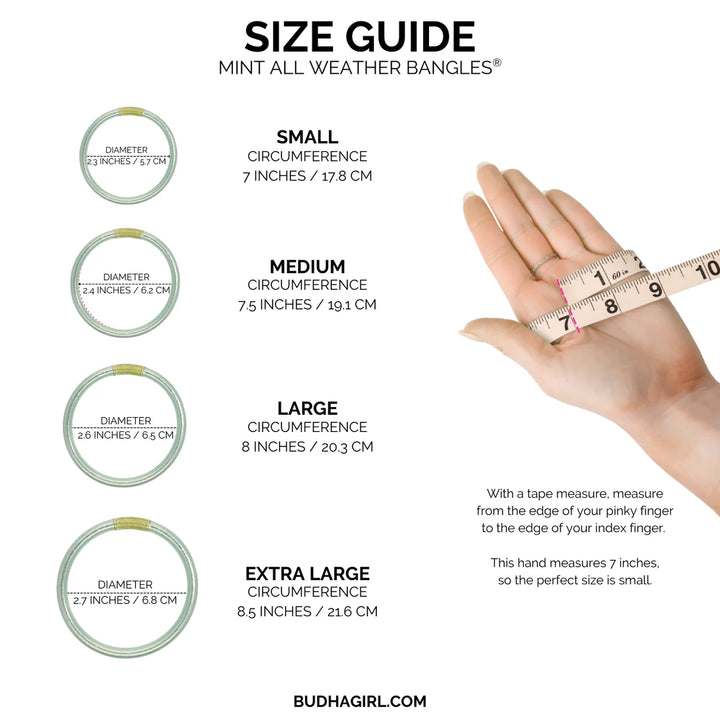 budha girl all weather ming green bangle bracelets size chart